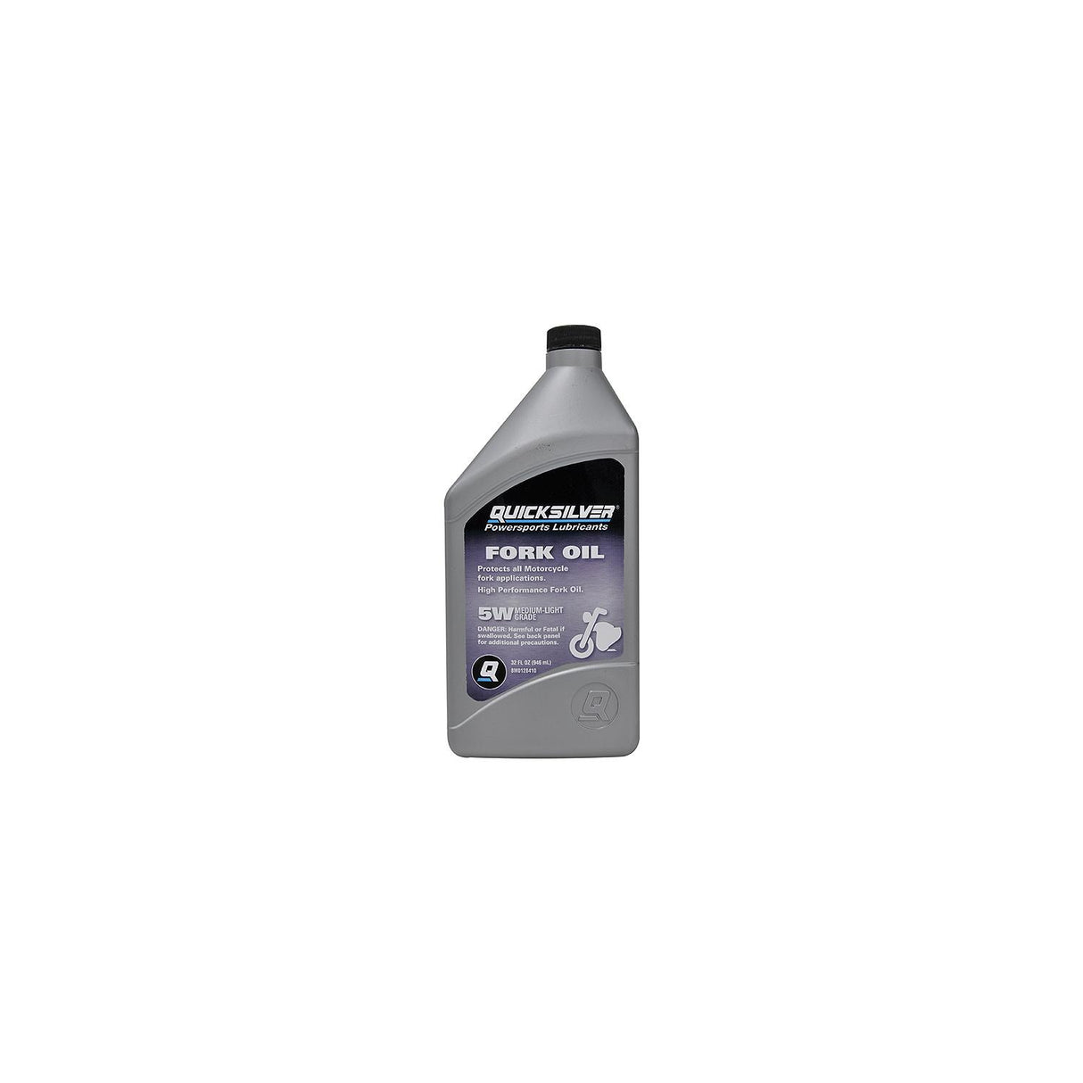 Quicksilver High Performance Fork Oil, 5W, Qt., 6/case - 8M0128410
