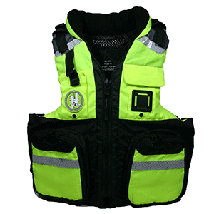 First Watch AV-800 Four Pocket Flotation Vest - Hi-Vis Yellow - XXL to3XL - AV-800-HV-2XL/3XL
