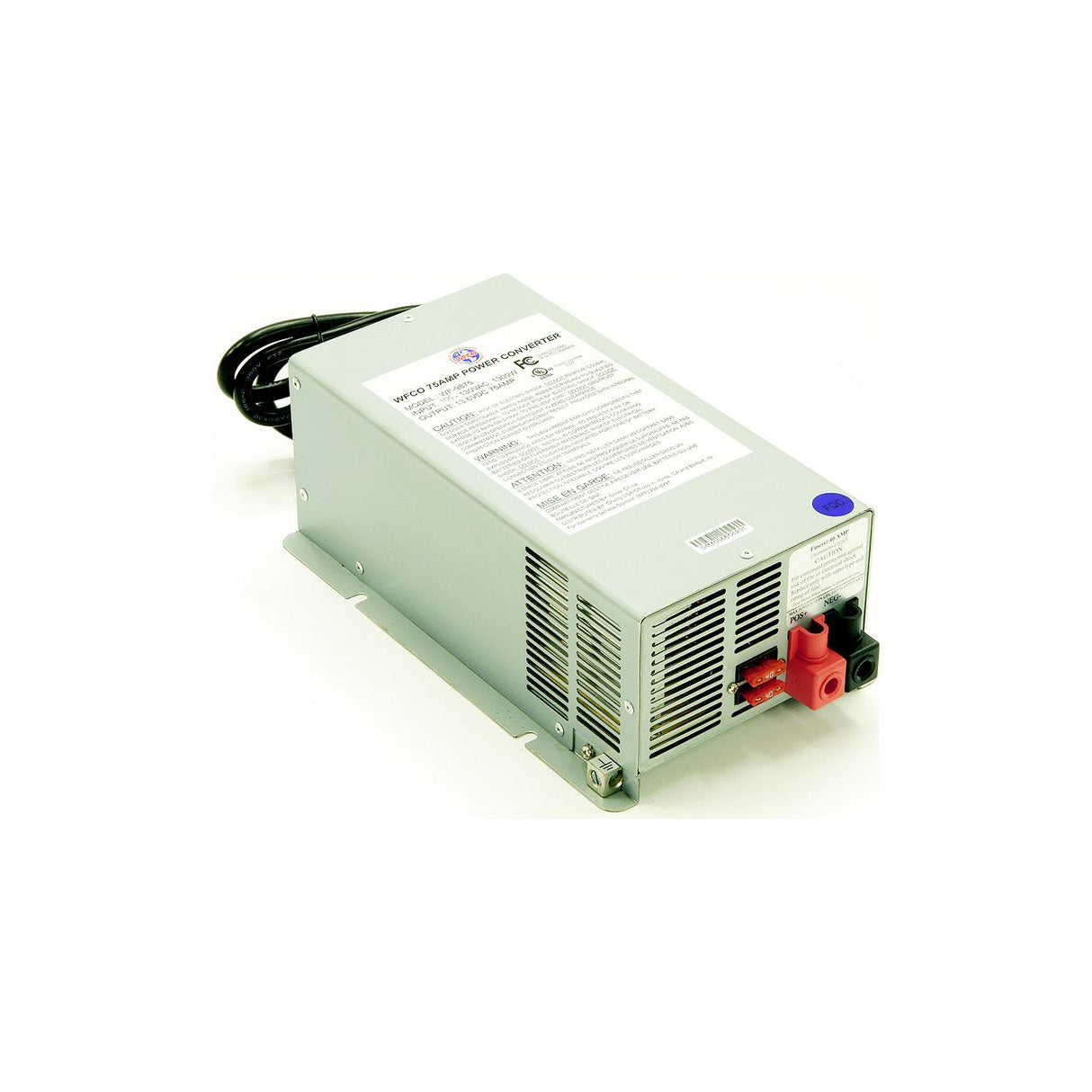 WFCO WF9855ADCB 9800 Series RV Deck Mount 55A Power Converter Charger - WF-9855-AD-CB