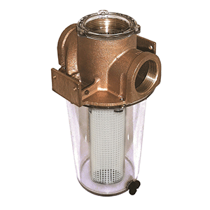 GROCO ARG-1000 Series 1" Raw Water Strainer w/Non-Metallic Plastic Basket - ARG-1000-P