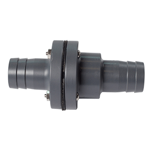 FATSAC 1-1/8" Barbed In-Line Check Valve w/O-Rings f/Auto Ballast System - W755