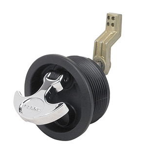 Perko Surface Mount Latch f/Smooth & Carpeted Surfaces w/Offset Cam Bar - 1092DP1BLK