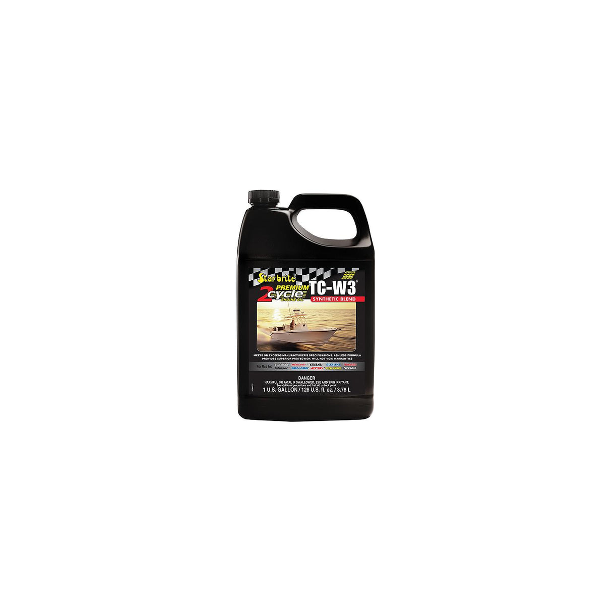 Star brite 19000 Premium 2-Cycle TCW-3 Engine Oil, 1 Gallon - image 1