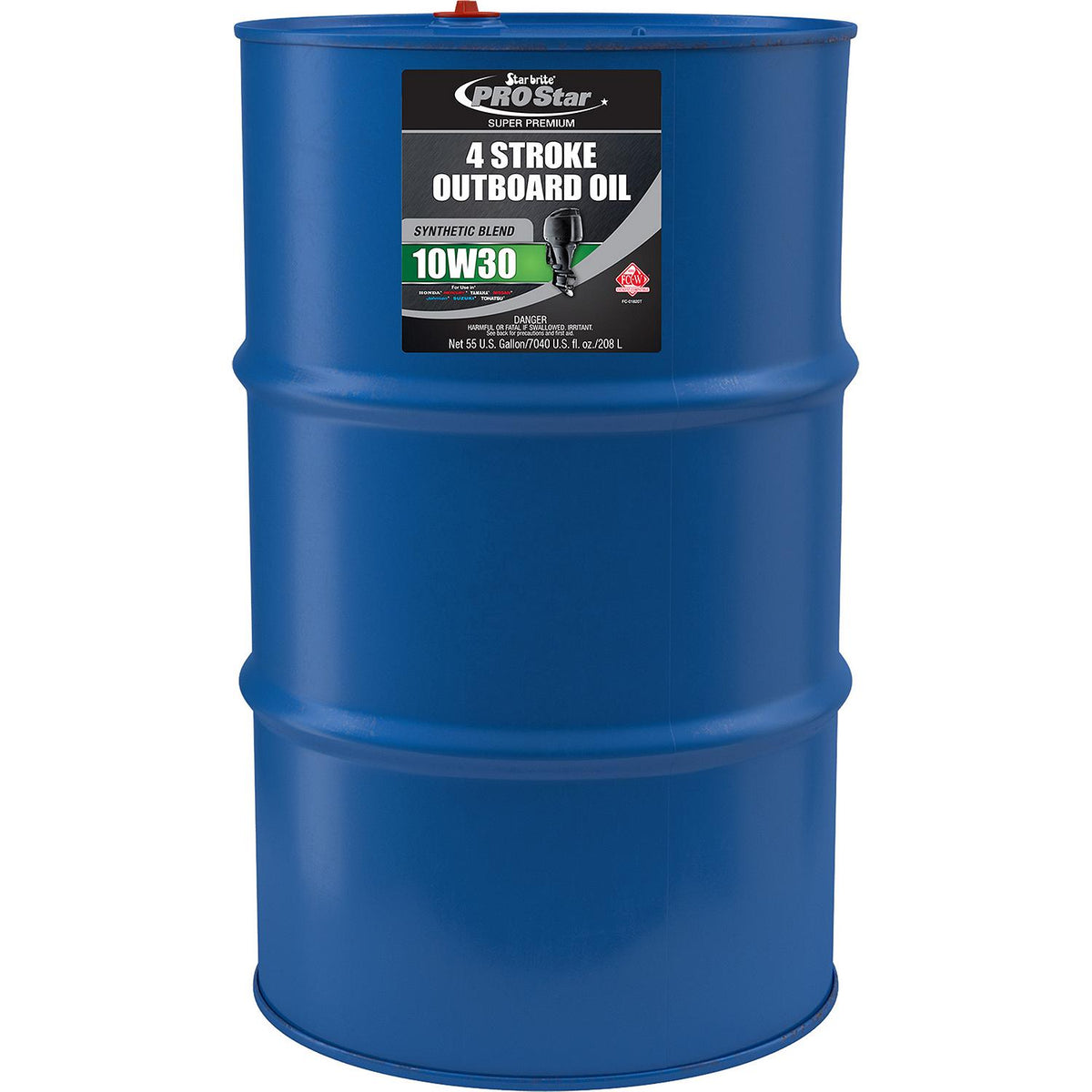 Starbrite 28155 Super Premium Synthetic Blend 4 Stroke Oil ,10W-30, 55 gallon - 028155 - image 1