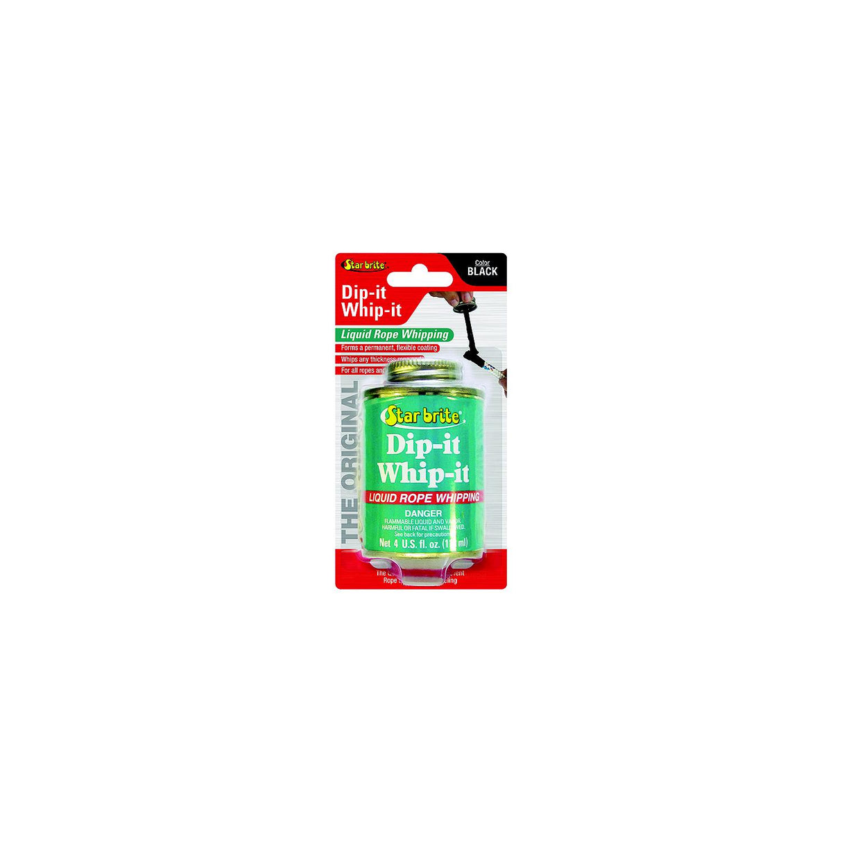 Star brite Dip-It-Whip-It 4 oz. Black - 084908B - official Star brite product image 3