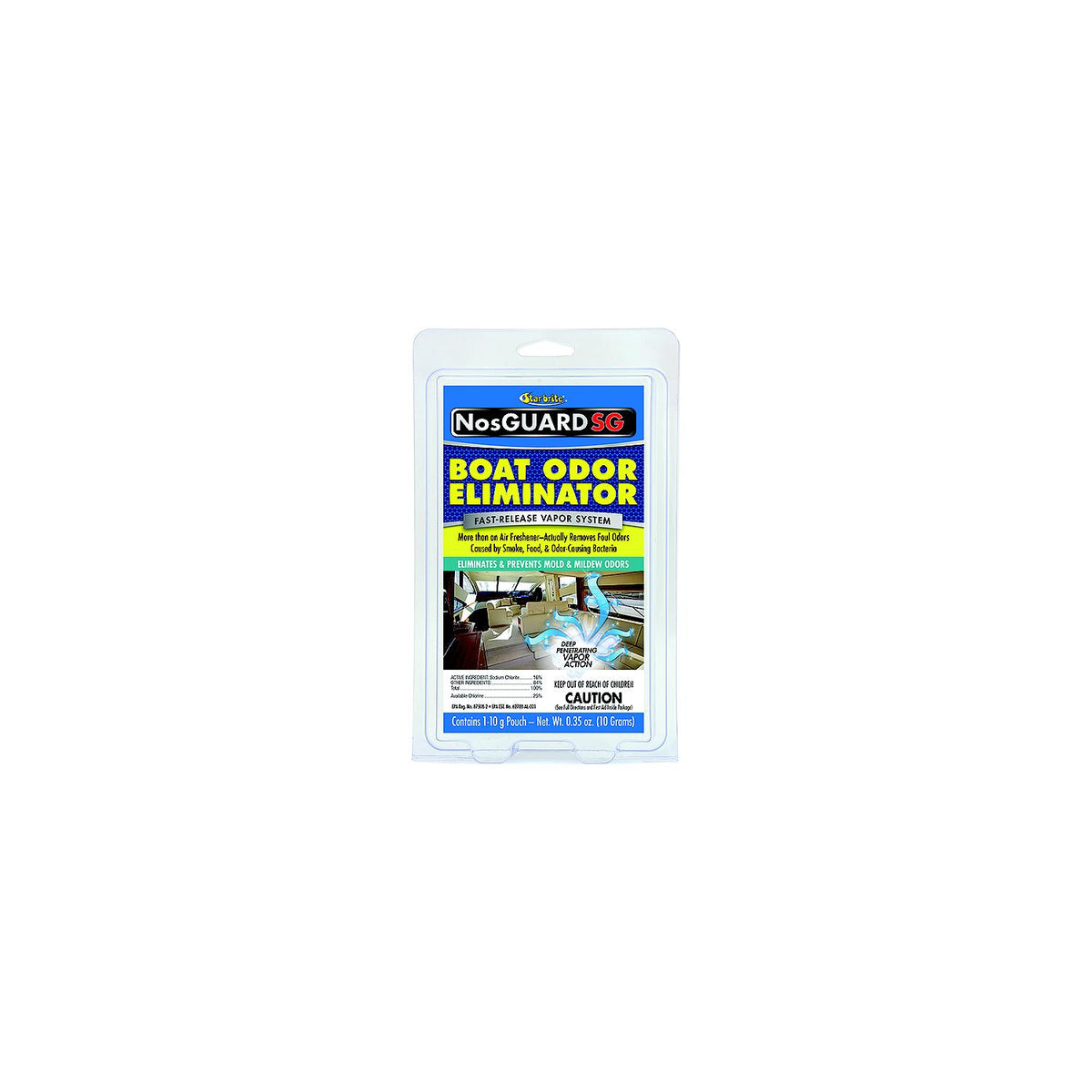 Star brite 89990 NosGuard Mildew Odor Control/Boat Odor Elminator, 10 Grams - 089990 - image 1