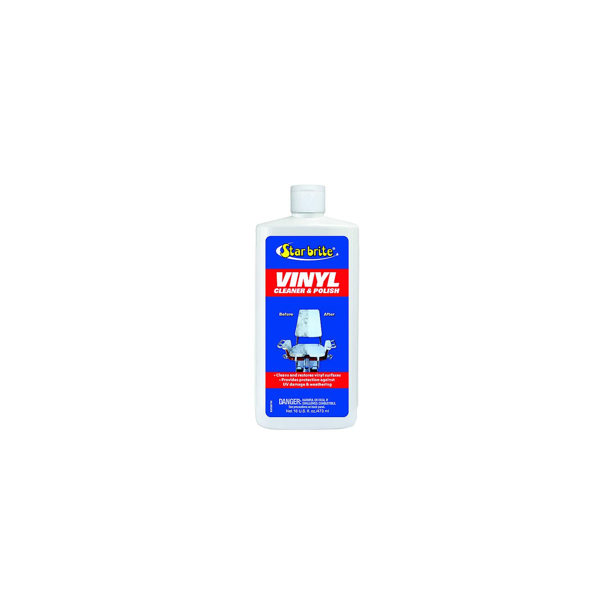 Star brite Vinyl Cleaner & Polish, 16 oz. - 091016P