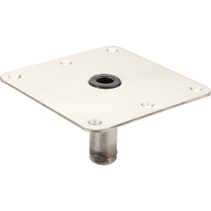 Attwood Marine Attwood SWIVL-EZE 7x7 Lock'N-Pin Zinc Plated Steel 3/4" Pin Base - SP-67739-T