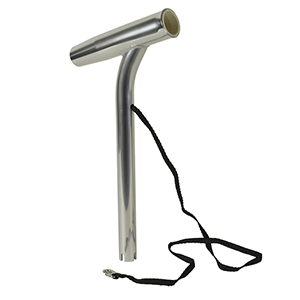 C.E. Smith Outrigger Rod Holder w/Liner & Strap - Aluminum - 53800