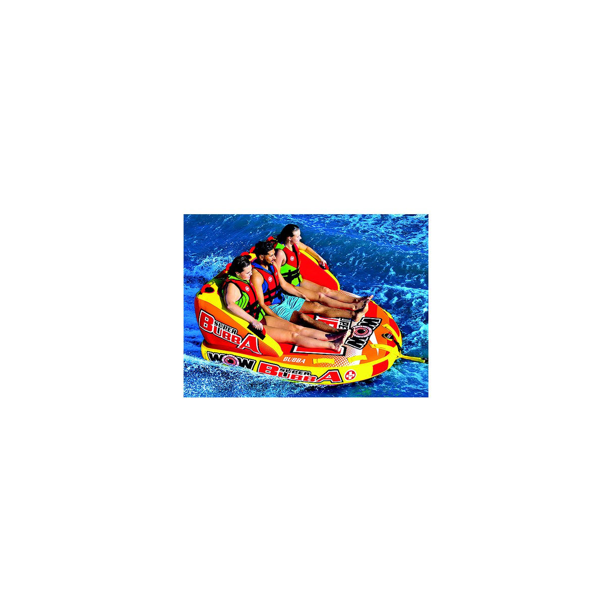 WOW Watersports WOW Bubba Hi-Vis Towable, 1-3 Riders - 17-1060 - image 2