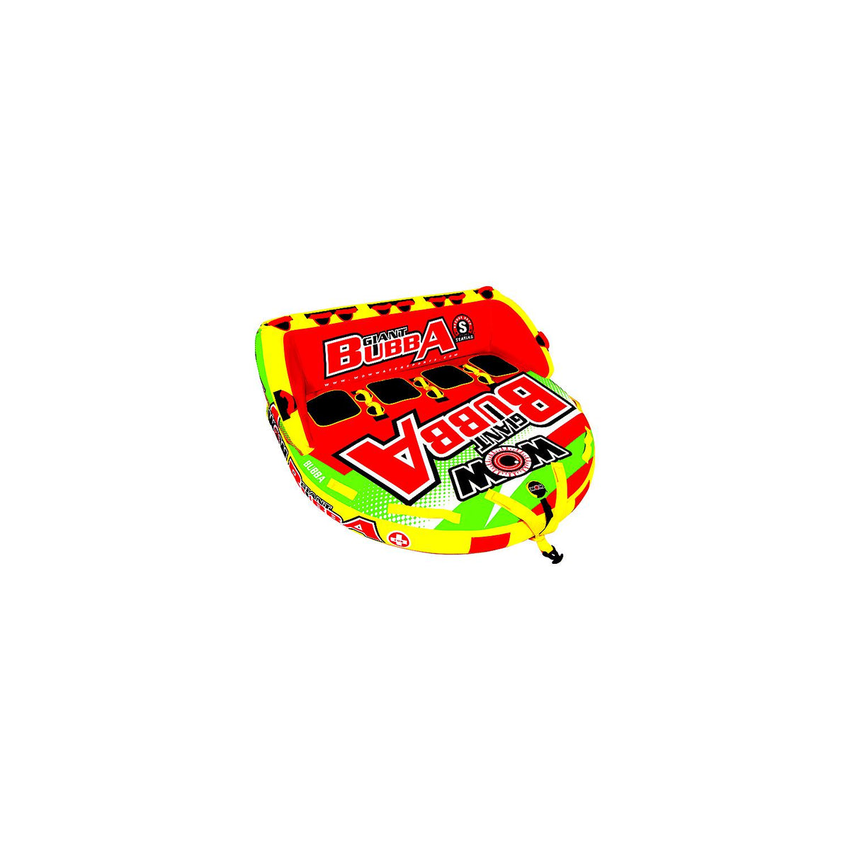 WOW Watersports WOW Bubba Hi-Vis Towable, 1-4 Riders - 17-1070 - image 2