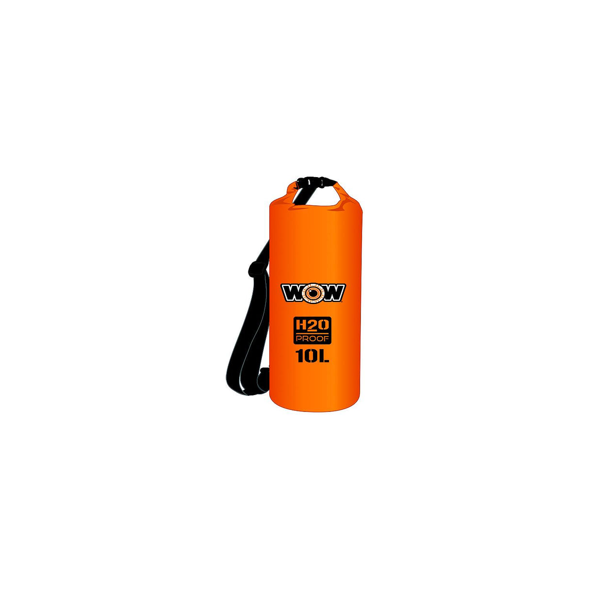 WOW Watersports WOW H2O Proof Drybag w/Shoulder Strap, 20L Orange - 18-5070O