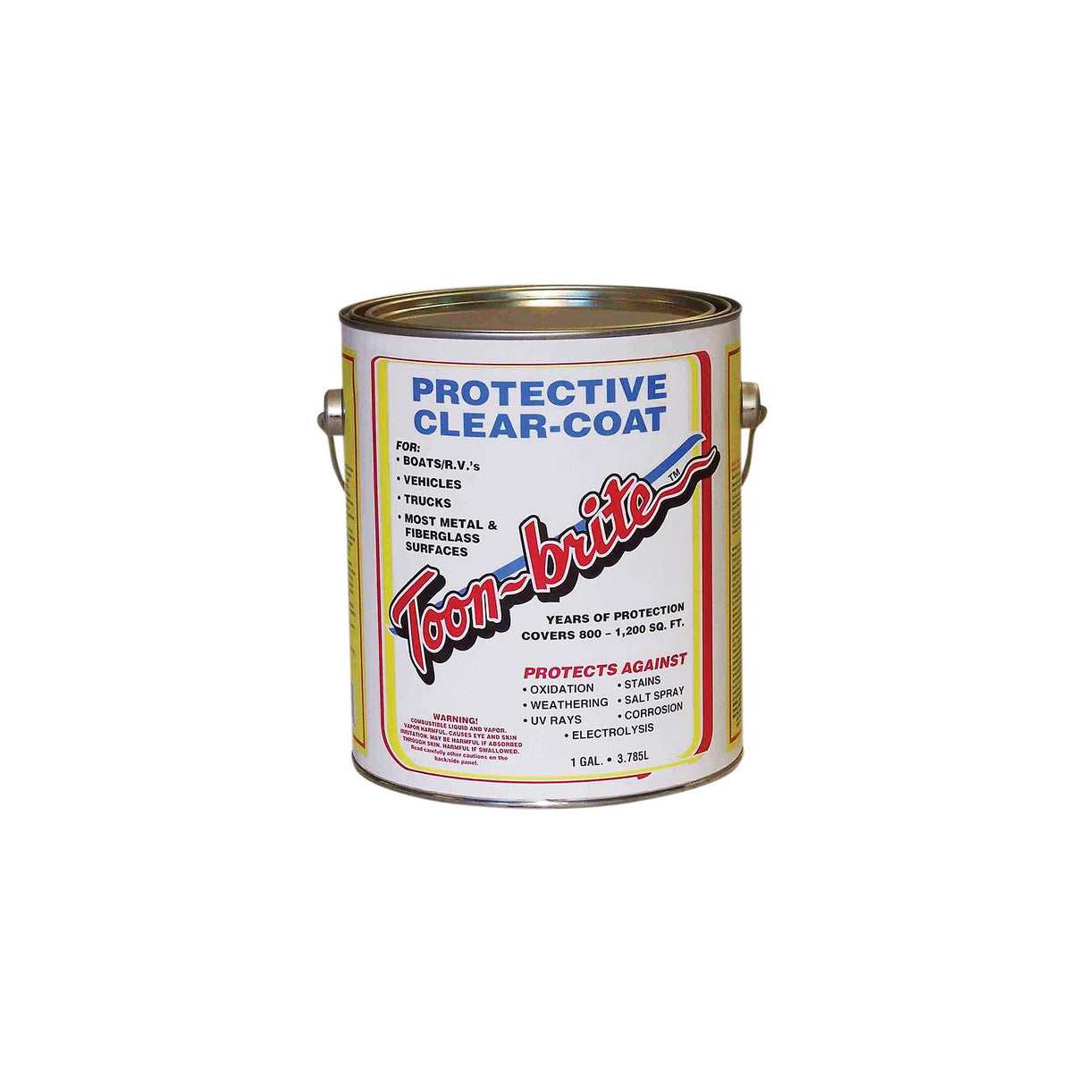 Toonbrite Toon-Brite Aluminum, Metal & Fiberglass Protective Clear-Coat, Gal - P1000