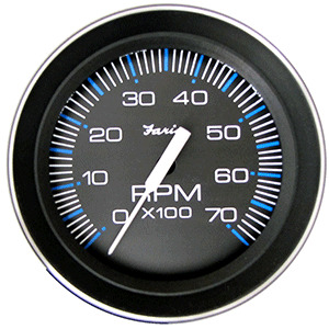 Faria Beede Instruments Faria Coral 4" Tachometer (7000 RPM) (All Outboard) - 33005