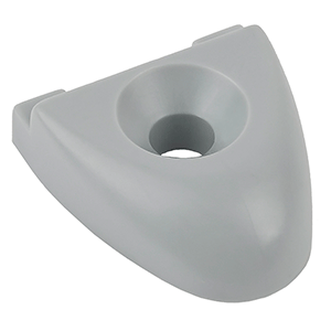 Schaefer Marine Schaefer T-Track Endstop f/1" Track - Grey - 74-35-G