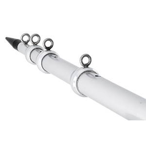 Tigress XD Telescoping Aluminum Outrigger Poles - 15' - 1-1/8" OD Silver - 88923