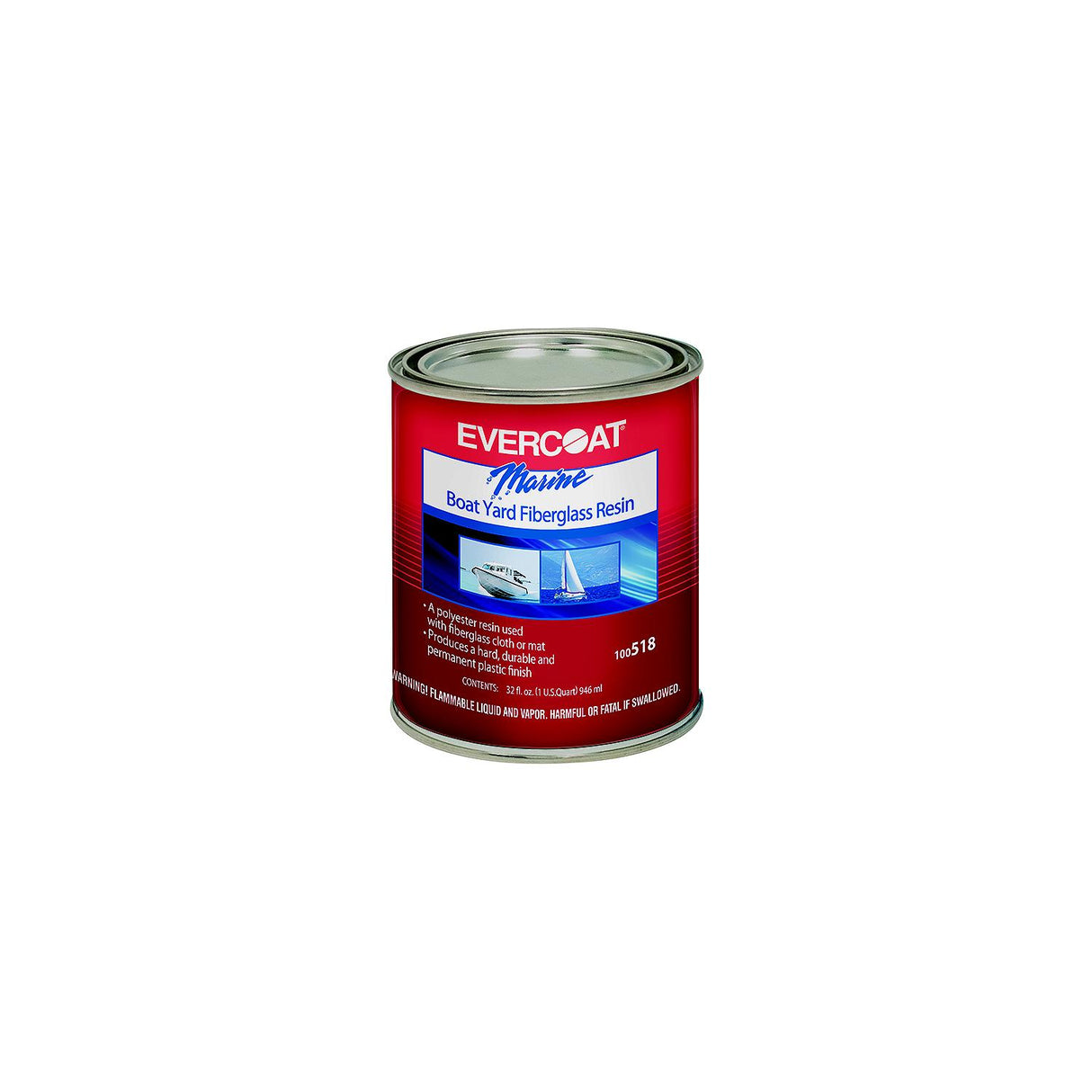Evercoat Boat Yard Resin Quart w/Wax - 100518