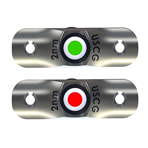 TACO Marine TACO Rub Rail Mounted LED Navigation Light Set - 2-1/2" - F38-6800D