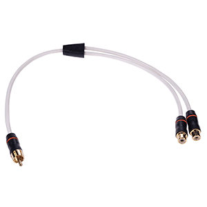 Fusion Performance RCA Cable Splitter - 1 Male to 2 Female - .9' - 010-12622-00