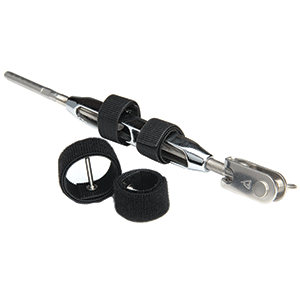 C. Sherman Johnson Wrap Pins Hook & Loop Pin Locking Devices f/Open Body Turnbuckles 1/4" - 2-Pack - WRAPC2-P