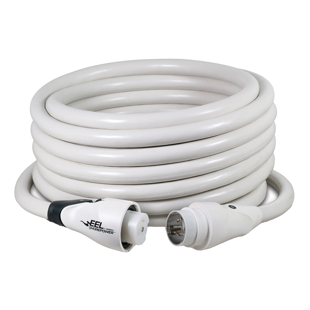 Marinco EEL 50A White Cordset - 125/250V - 50' - CS504-50W