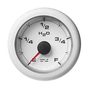 Veratron 52MM (2-1/16") OceanLink Waste Water Gauge - White Dial & Bezel - A2C1065900001