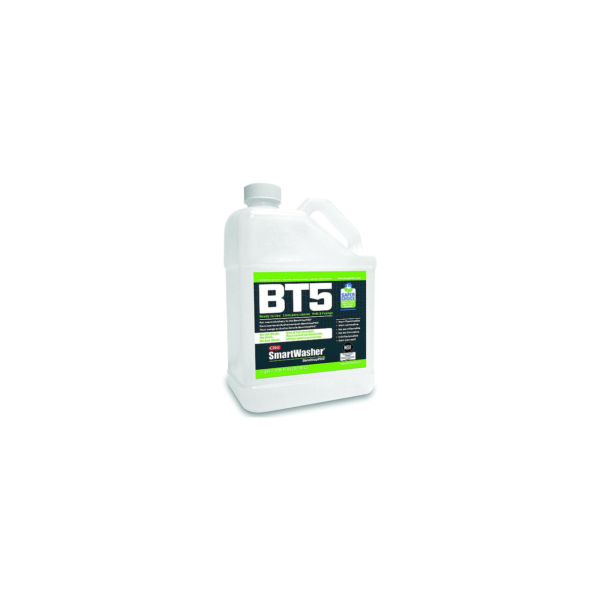 CRC CRC 1750987 Smartwasher® BT5 Ready To Use Degreasing Solution, 1 gal.