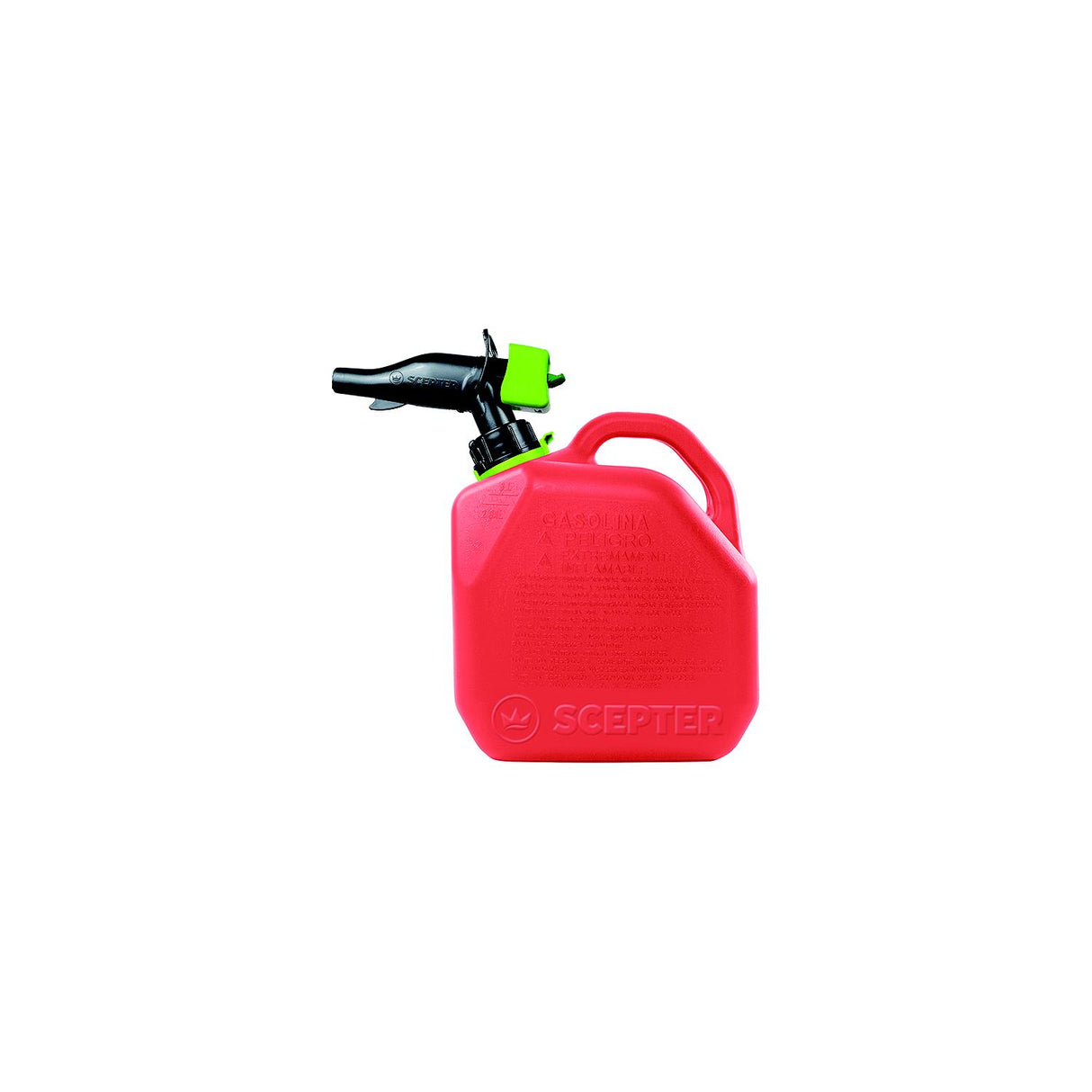 Scepter FR1G201 Smartcontrol⢠Fuel Container EPA/CARB Compliant, Gasoline, 2 gal, Red, 9.7" Lx6.9" Wx11.5" H - FR1G201