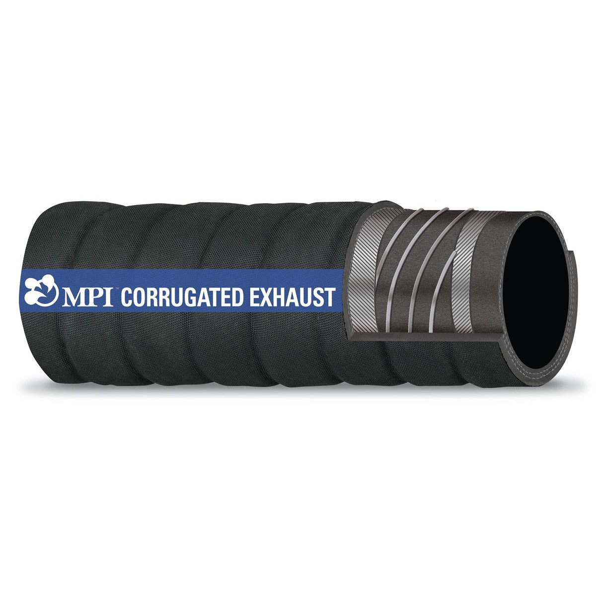 MPI Products Series 252 Corrugated Wet Exhaust Hardwall Hose (Double Wire) - Size 6” - 252-6004 - image 1