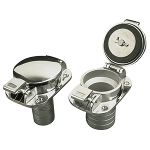 Sea-Dog Stainless Steel Flip Top Deck Fill - Gas - 1-1/2" Hose - 351110