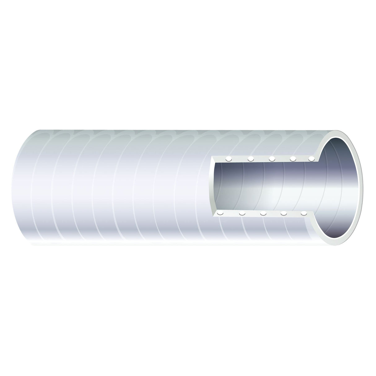 Shields VAC Extra Heavy Duty/FDA Hose (1-1/2” ID) - 16-148-1125W - image 1