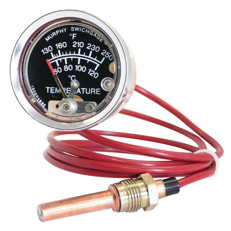 Murphy A20T Temperature Swichgage® 25' Oil Sealed (130-250° F) - 10703221 - image 1