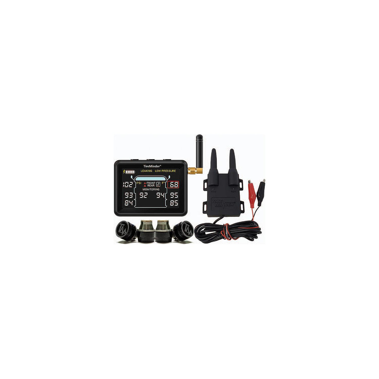 Minder Research Minder TM22141 Tireminder® I10 Tire Pressure Monitoring System + Rhino Booster® w/4 Standard Transmitters - image 1