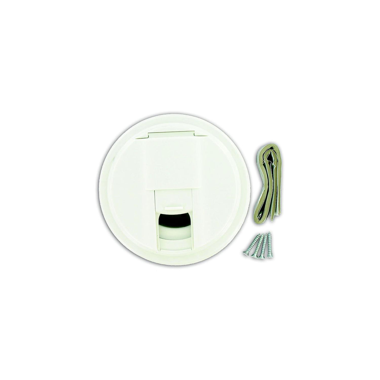 Valterra Cable Hatch, Universal Round, White - A10-2130VP - image 1