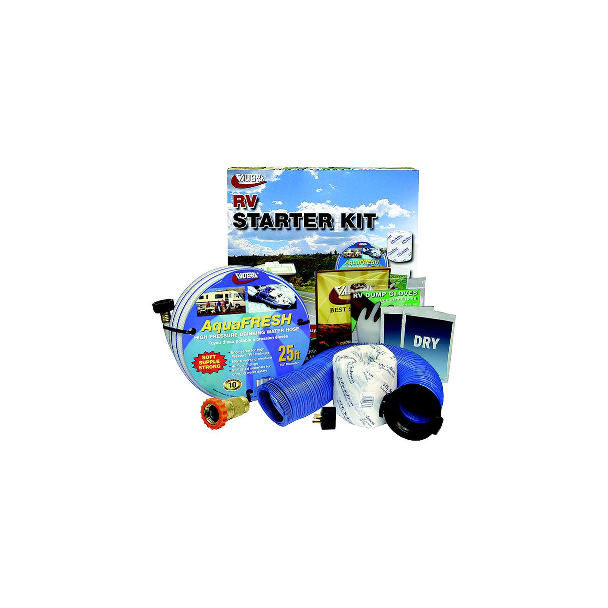 Valterra RV STARTER KIT STD W/WTR REG BELL RVX - K88121 - image 1
