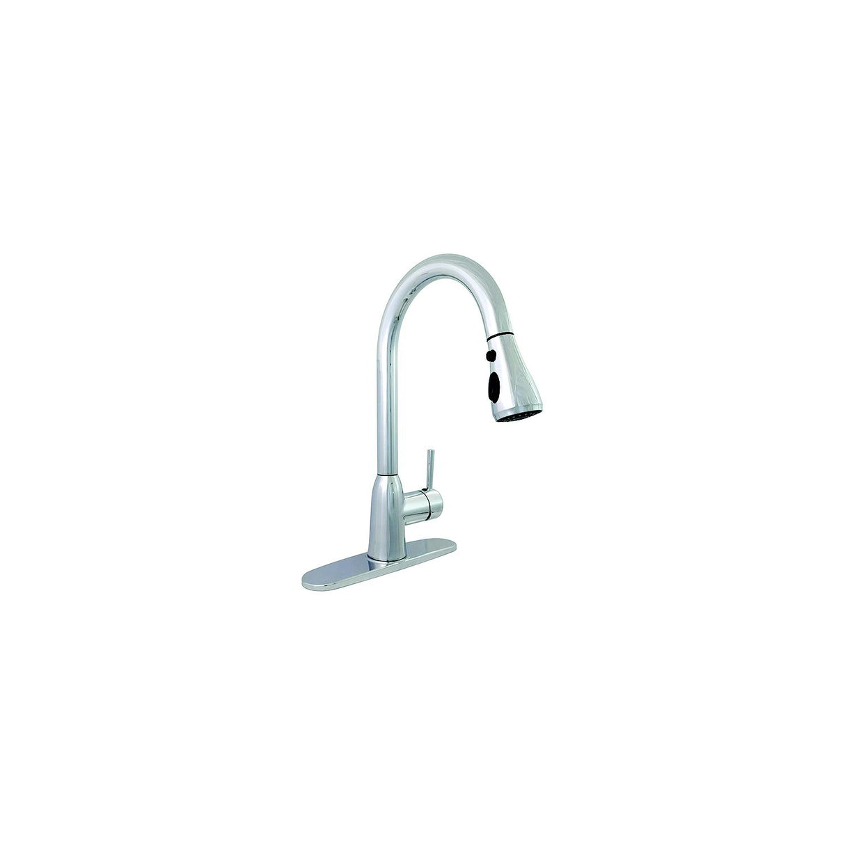 Valterra PF231366 8" Premium Power Boost Single Handle Pull Down Kitchen Faucet, Chrome - image 1