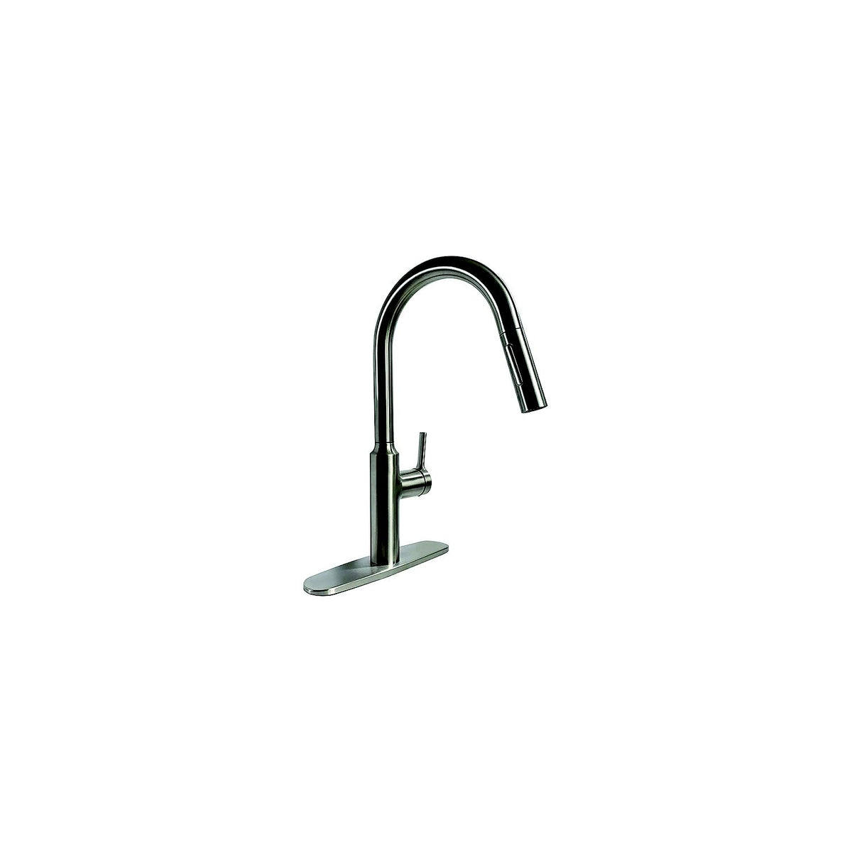 Valterra PF231465 8" Premium Slimline Single Handle Pull Down Kitchen Faucet, Brushed Nickel - image 1