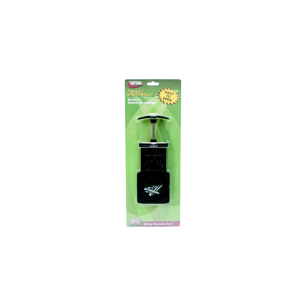 Valterra Bladex™ Waste Valve W/Plastic Handle, 2" - T1002VP - image 2