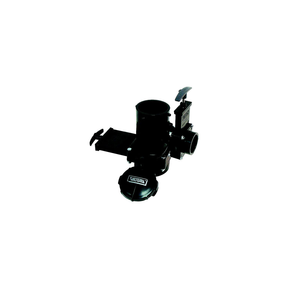 Valterra T18 RV Rotating San Tee Double Valve with 3" Spigot x 2" Hub x 3" Bayonet Cap - image 1