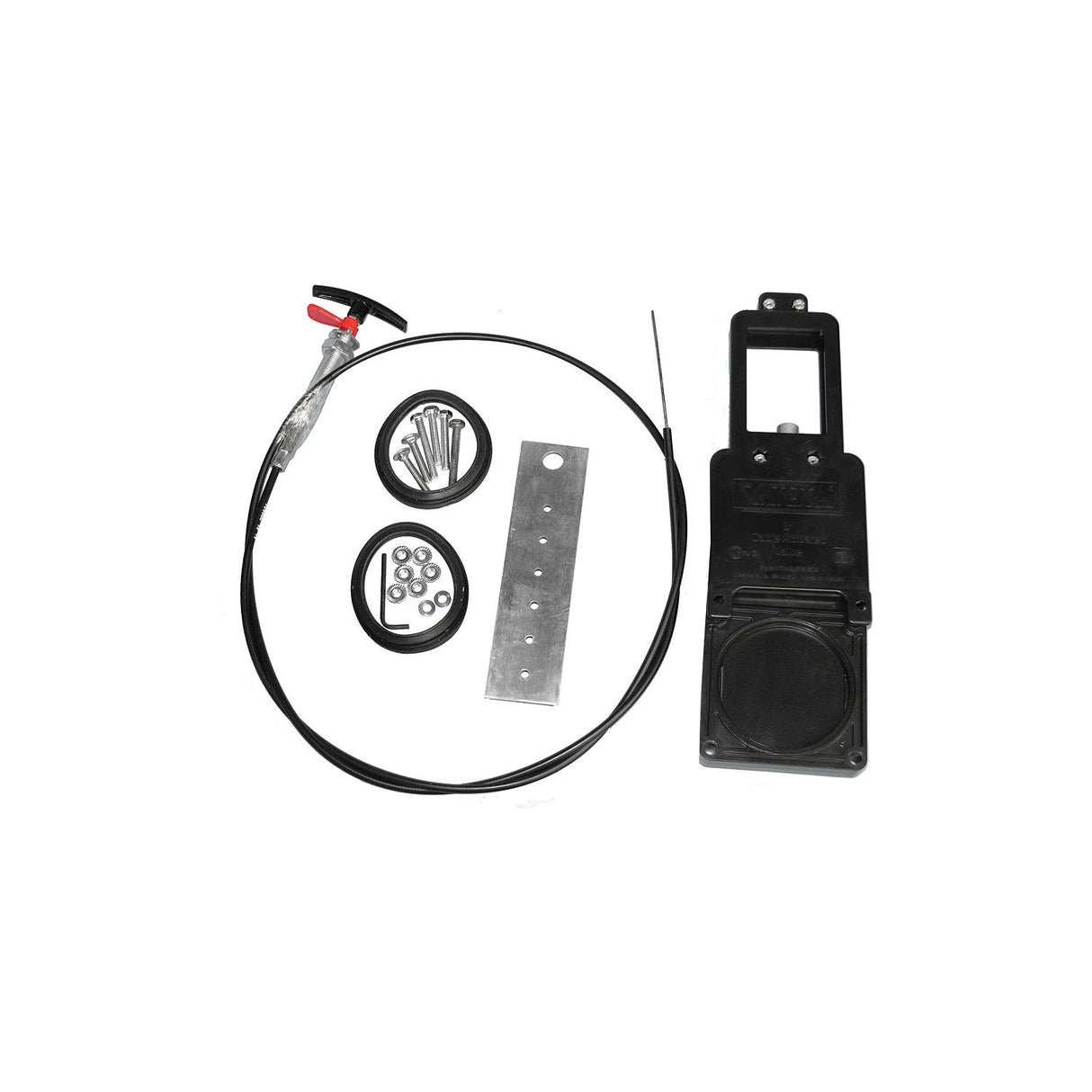 Valterra TC172 72" Flexible Stainless Cable Actuated 1-1/2" Waste Valve Kit - image 2