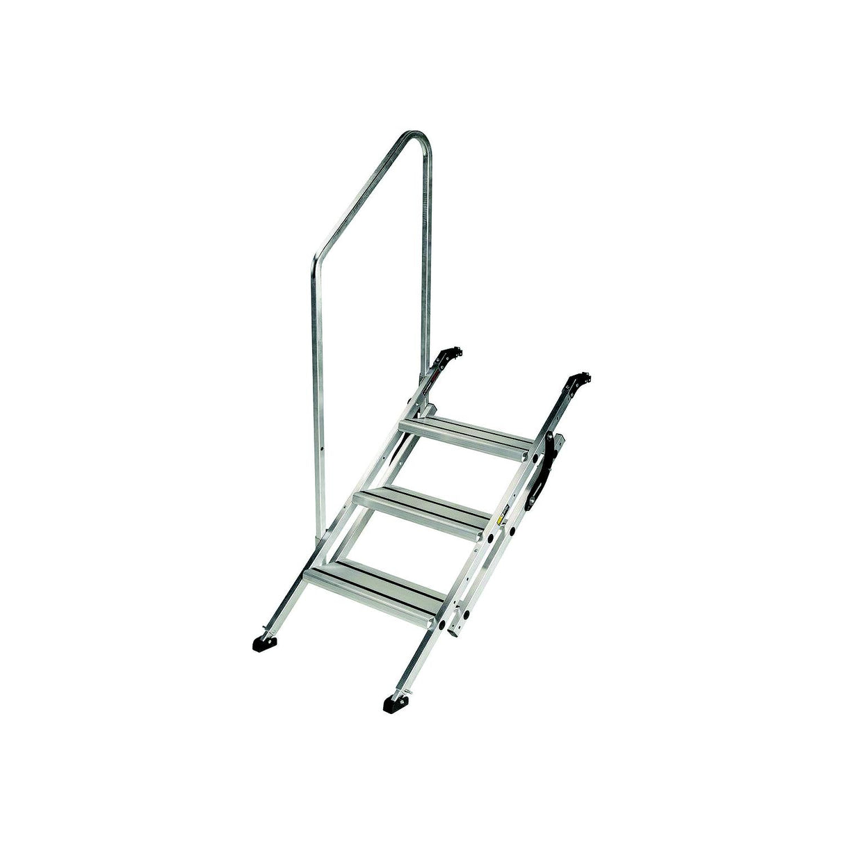 Lippert Components Lippert 2023024500 Victory Step® Toy Hauler & RV Patio Steps with Entry Assist Handrail - Triple, 3 - 2023024500