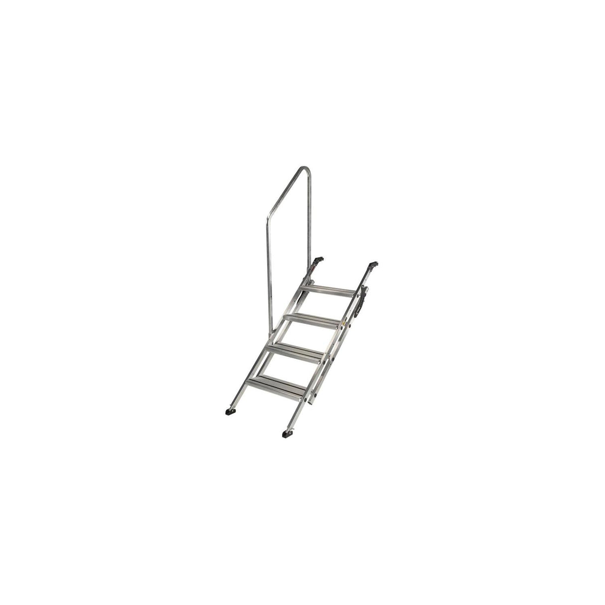 Lippert Components Lippert 2023024501 Victory Step® Toy Hauler & RV Patio Steps with Entry Assist Handrail - Quad - 2023024501