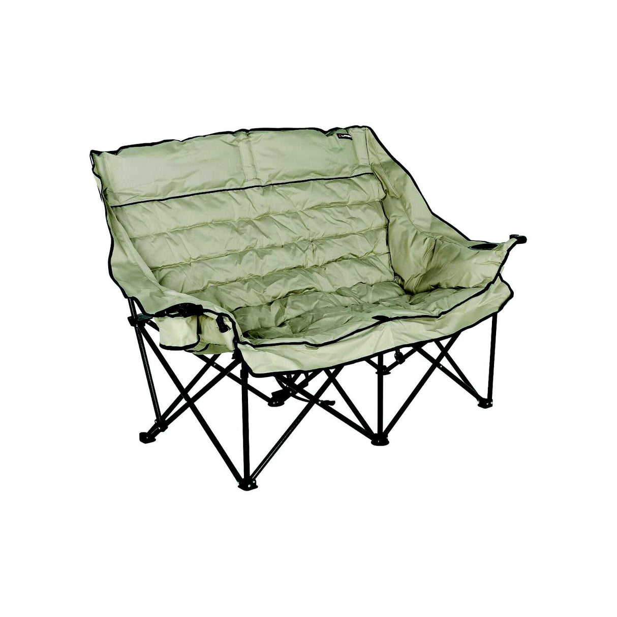 Lippert Components Lippert 2023053718 Lippert Big Bear Folding Loveseat - Sand, 500 lbs., 40.9" x 13" x 11" Folded - 2023053718