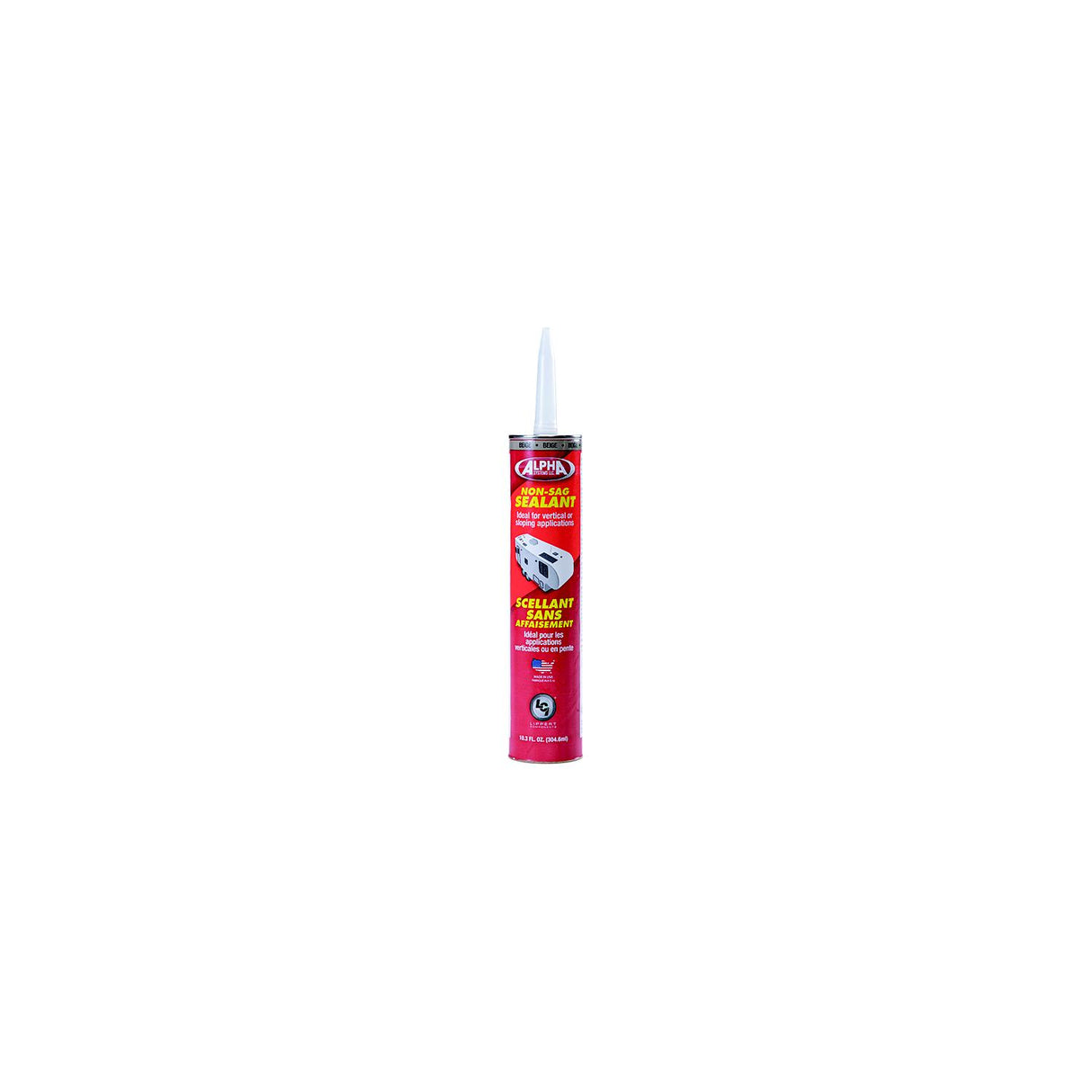 Lippert Alpha Systems 862160 Low VOC Non-Sag Sealant, 10.3 oz., Beige - 862160 - official Lippert product image 3