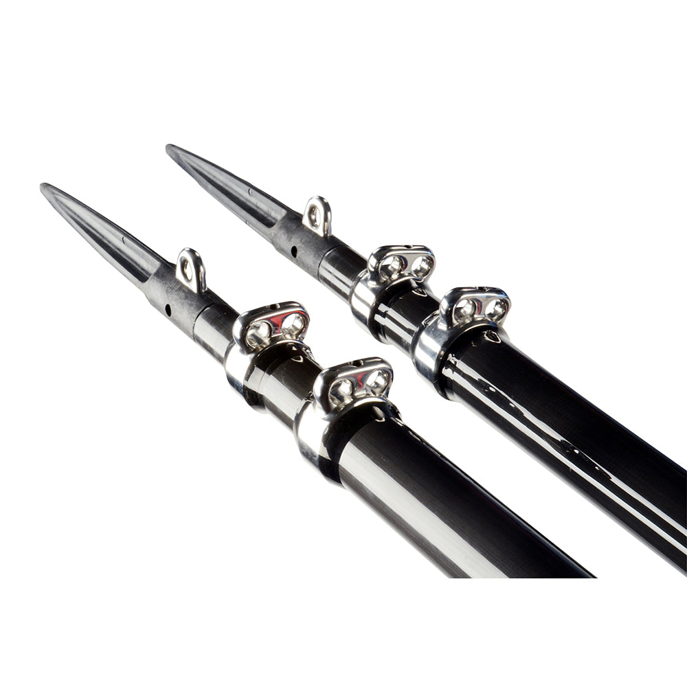 C.E. Smith Gen3 Center Rigger Pole - Black - 2-Section - 12' - 56561