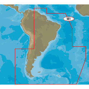 C-MAP 4D SA-D501 Gulf of Paria to Cape Horn - M-SA-D501-MS