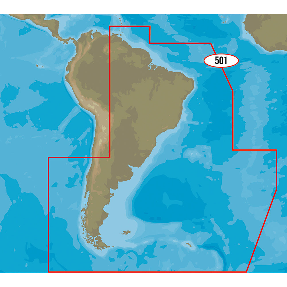 C-MAP 4D SA-D501 Gulf of Paria to Cape Horn - M-SA-D501-MS