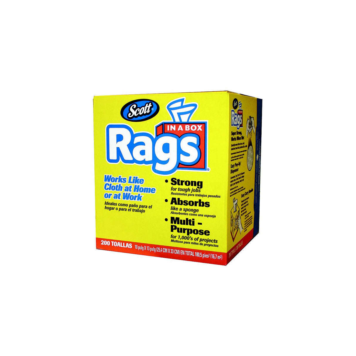 Twinco Romax Scott 75260 Rags-In-A-Box, 200/box - 75260