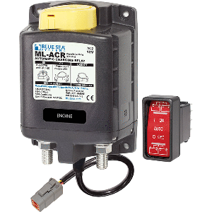 Blue Sea Systems Blue Sea 7622100 ML ACR Charging Relay 12V 500A w/Manual Control & Deutsch Connector