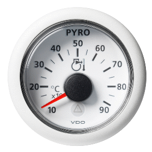 Veratron 52 MM (2-1/16") ViewLine Pyrometer - 100° to 900°C - White Dial & Bezel - A2C59512333